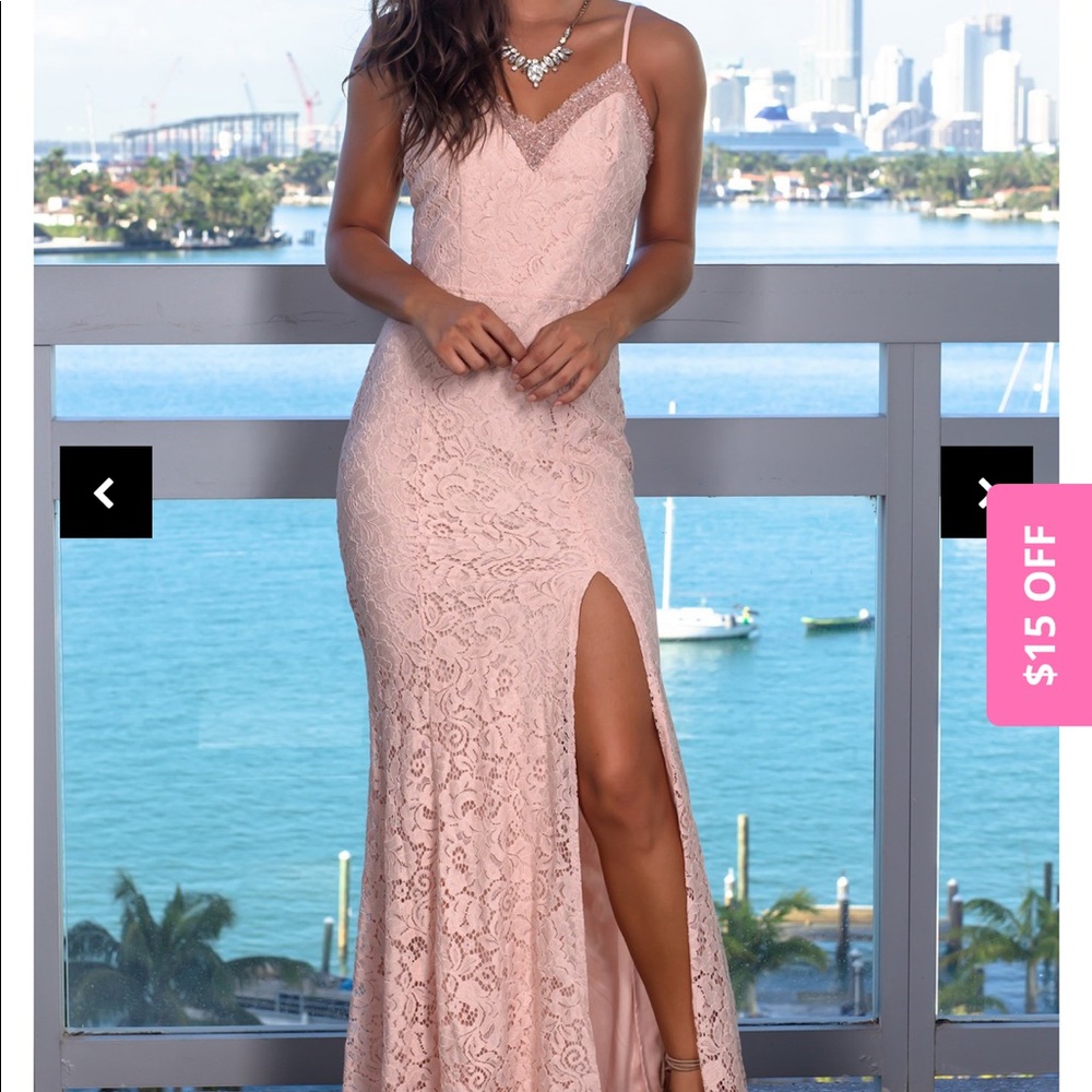 Blush Pink Maxi Dress